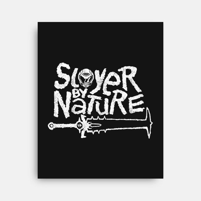 Slayer By Nature-None-Stretched-Canvas-demonigote