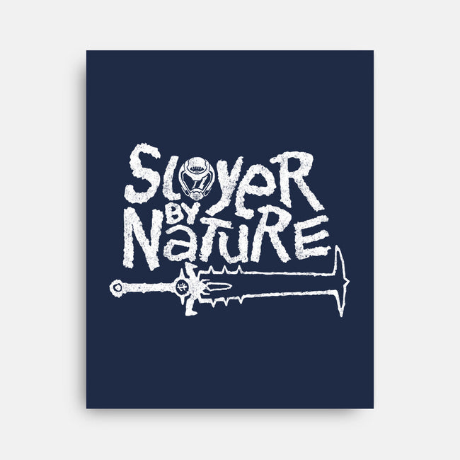 Slayer By Nature-None-Stretched-Canvas-demonigote