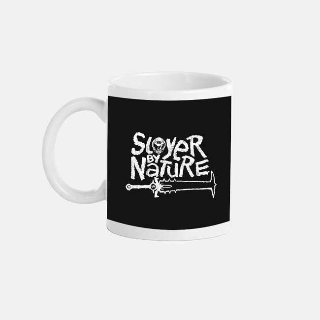 Slayer By Nature-None-Mug-Drinkware-demonigote