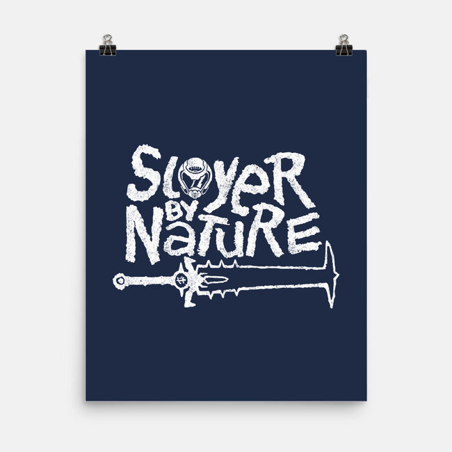 Slayer By Nature-None-Matte-Poster-demonigote