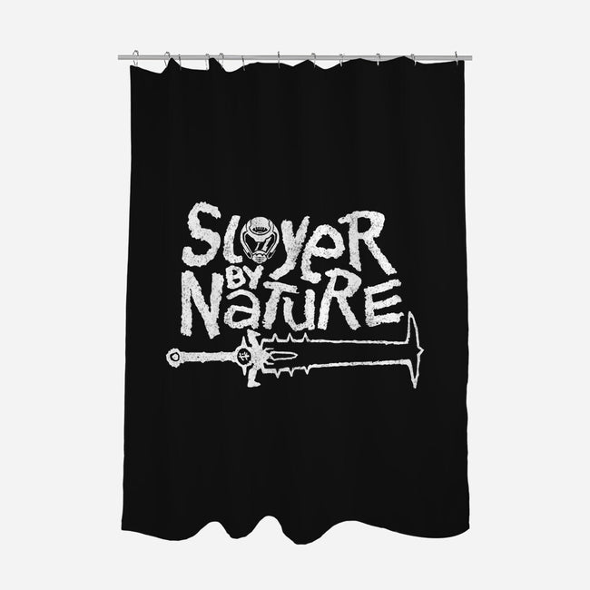Slayer By Nature-None-Polyester-Shower Curtain-demonigote