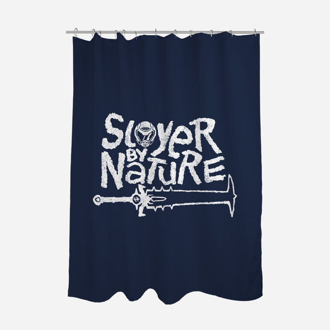Slayer By Nature-None-Polyester-Shower Curtain-demonigote