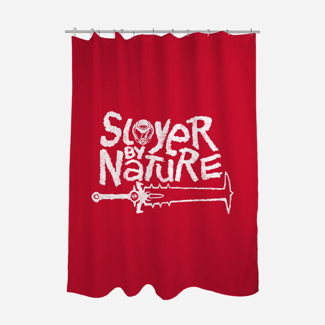 Slayer By Nature-None-Polyester-Shower Curtain-demonigote