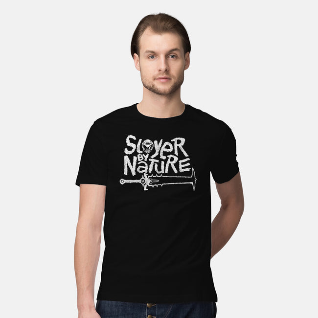 Slayer By Nature-Mens-Premium-Tee-demonigote