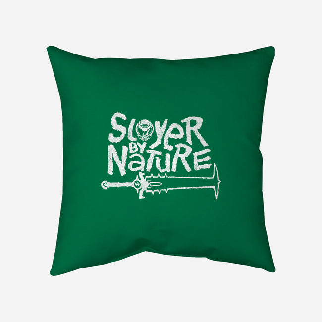 Slayer By Nature-None-Removable Cover w Insert-Throw Pillow-demonigote