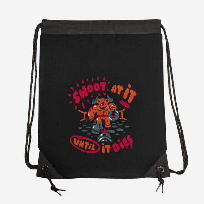 Shoot At It Protip-None-Drawstring-Bag-demonigote