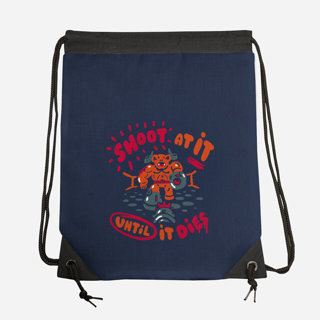 Shoot At It Protip-None-Drawstring-Bag-demonigote