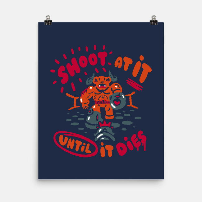 Shoot At It Protip-None-Matte-Poster-demonigote