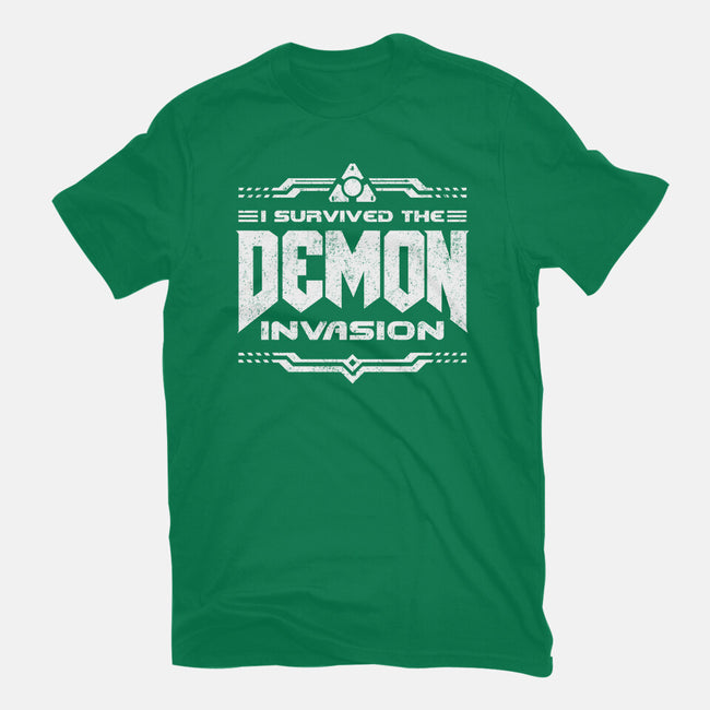 I Survived The Demon Incursion-Womens-Basic-Tee-demonigote