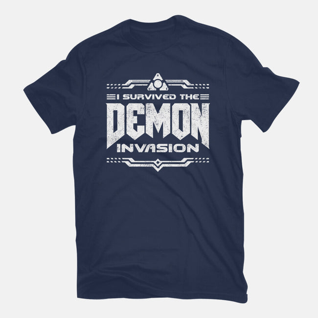 I Survived The Demon Incursion-Womens-Basic-Tee-demonigote