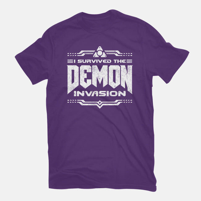 I Survived The Demon Incursion-Womens-Basic-Tee-demonigote