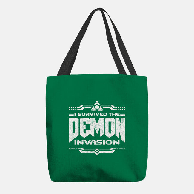 I Survived The Demon Incursion-None-Basic Tote-Bag-demonigote