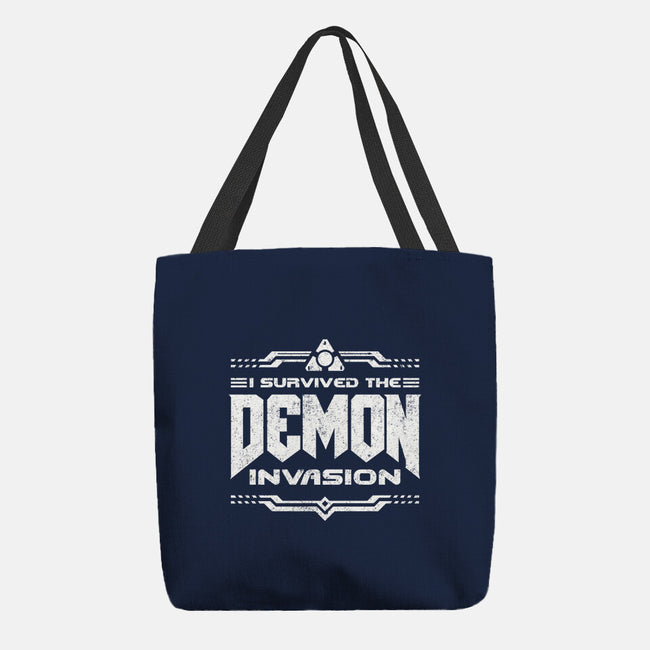 I Survived The Demon Incursion-None-Basic Tote-Bag-demonigote