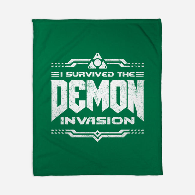 I Survived The Demon Incursion-None-Fleece-Blanket-demonigote