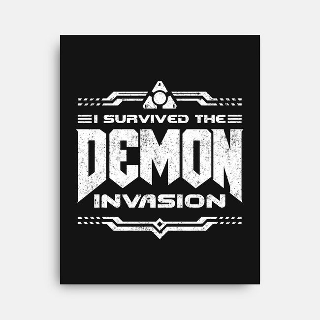 I Survived The Demon Incursion-None-Stretched-Canvas-demonigote