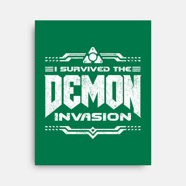 I Survived The Demon Incursion-None-Stretched-Canvas-demonigote