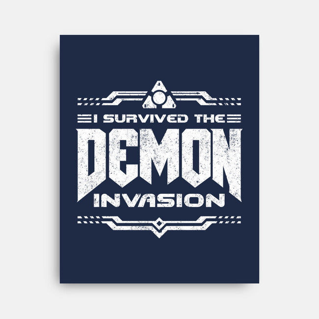 I Survived The Demon Incursion-None-Stretched-Canvas-demonigote