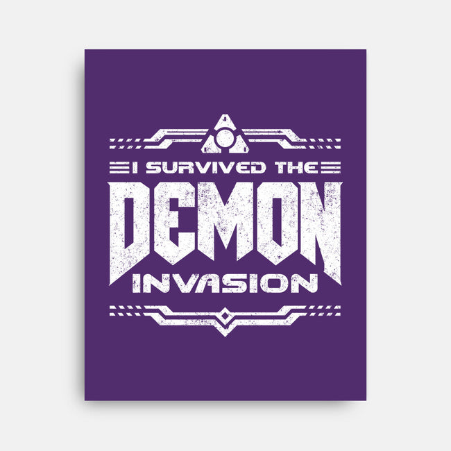 I Survived The Demon Incursion-None-Stretched-Canvas-demonigote