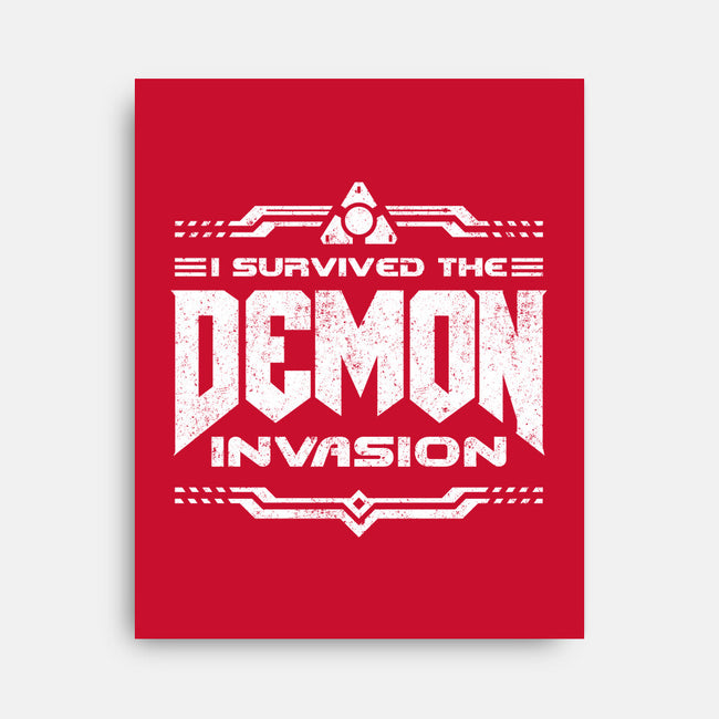 I Survived The Demon Incursion-None-Stretched-Canvas-demonigote