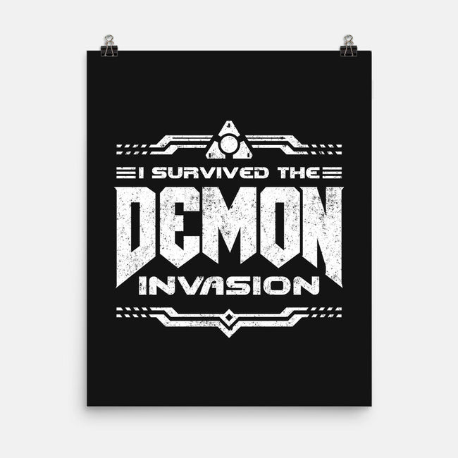 I Survived The Demon Incursion-None-Matte-Poster-demonigote