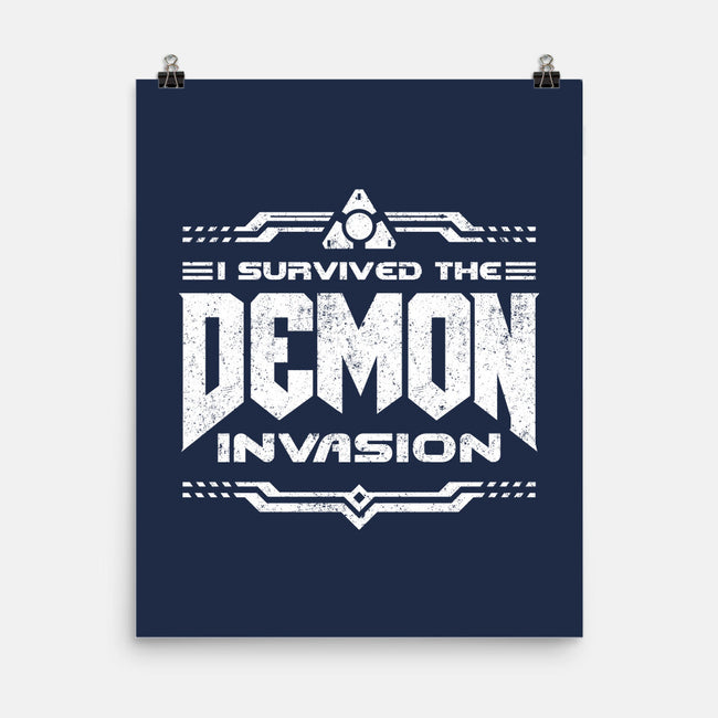 I Survived The Demon Incursion-None-Matte-Poster-demonigote