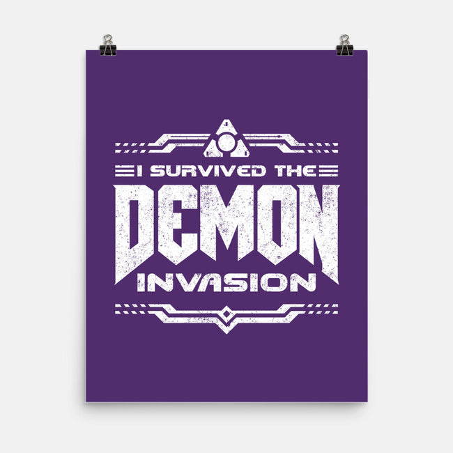 I Survived The Demon Incursion-None-Matte-Poster-demonigote