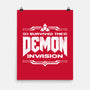 I Survived The Demon Incursion-None-Matte-Poster-demonigote