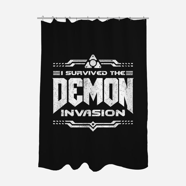 I Survived The Demon Incursion-None-Polyester-Shower Curtain-demonigote