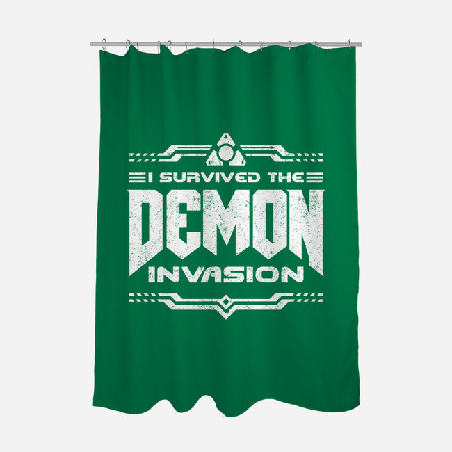 I Survived The Demon Incursion-None-Polyester-Shower Curtain-demonigote