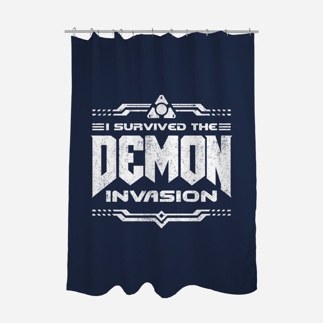 I Survived The Demon Incursion-None-Polyester-Shower Curtain-demonigote