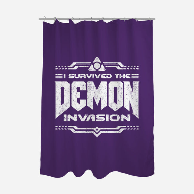 I Survived The Demon Incursion-None-Polyester-Shower Curtain-demonigote