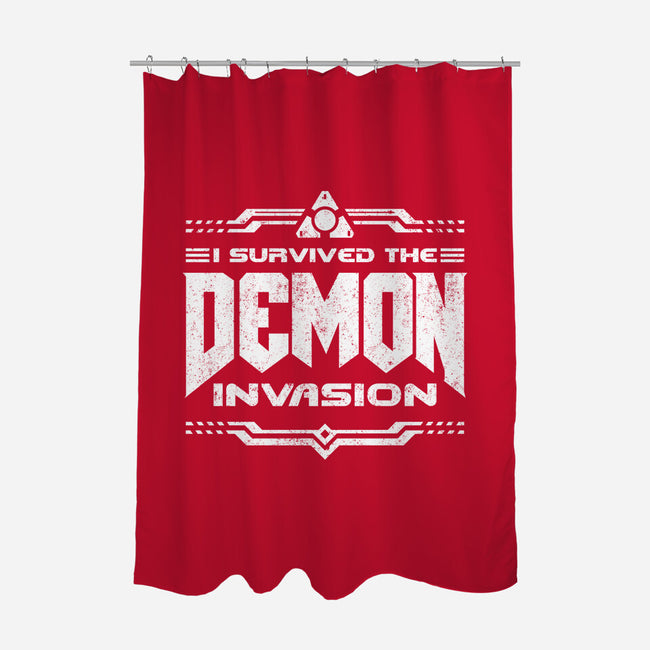 I Survived The Demon Incursion-None-Polyester-Shower Curtain-demonigote