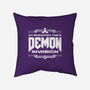 I Survived The Demon Incursion-None-Removable Cover w Insert-Throw Pillow-demonigote