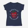Until Its Done-Womens-V-Neck-Tee-demonigote