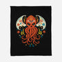 El Dia Del Cthulhu-None-Fleece-Blanket-Wenceslao A Romero