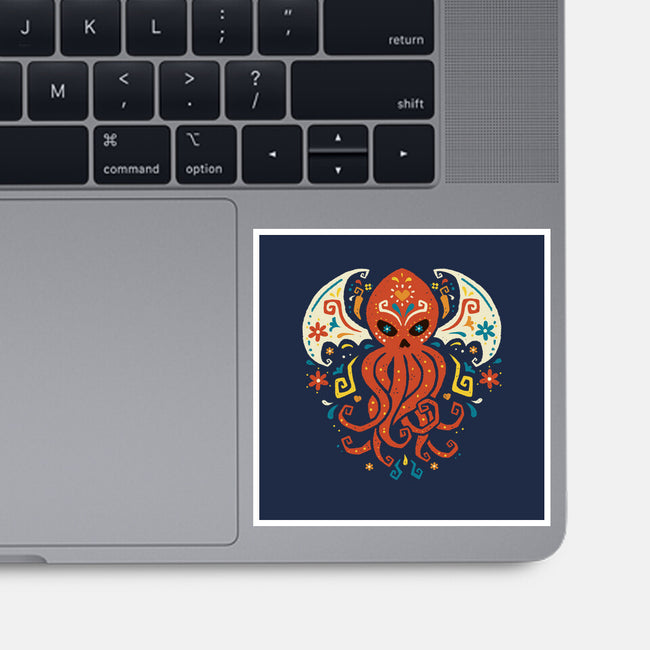 El Dia Del Cthulhu-None-Glossy-Sticker-Wenceslao A Romero
