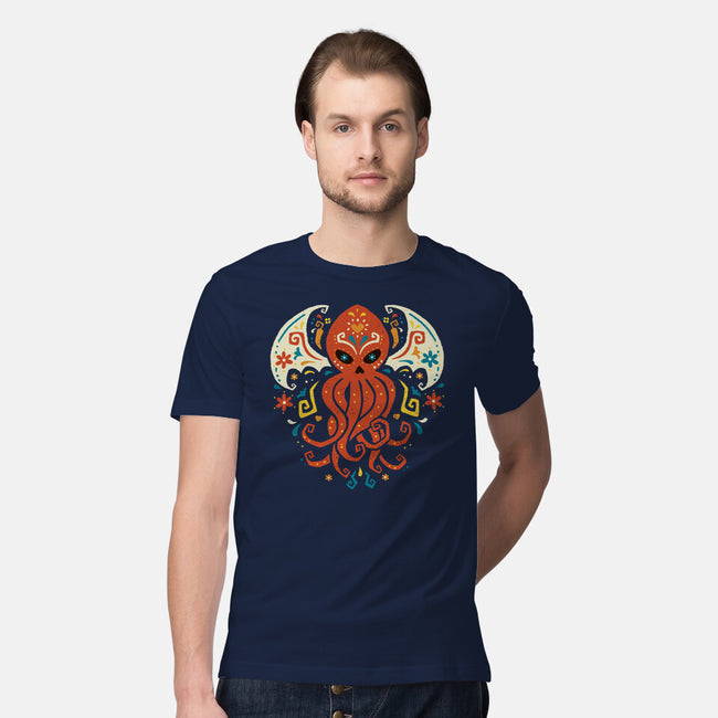 El Dia Del Cthulhu-Mens-Premium-Tee-Wenceslao A Romero