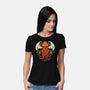 El Dia Del Cthulhu-Womens-Basic-Tee-Wenceslao A Romero