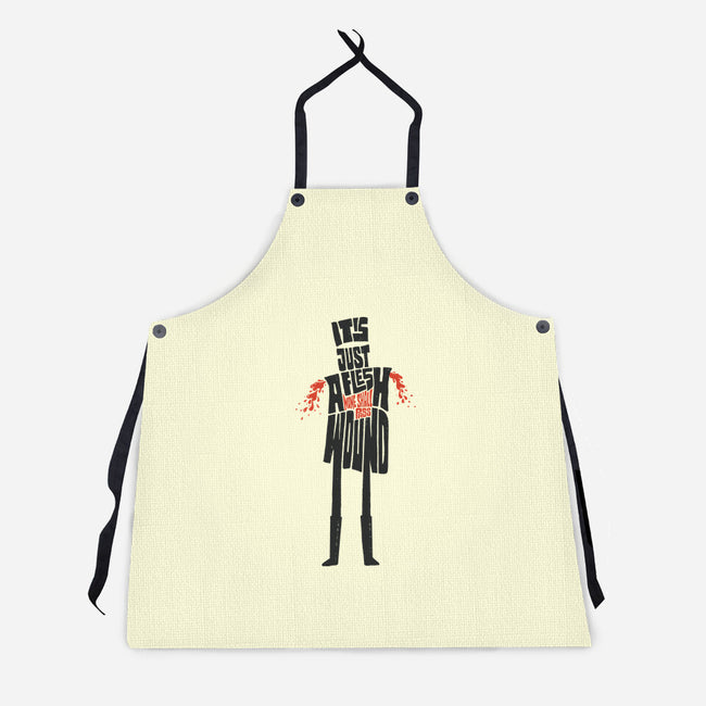 Tis But A Scratch-Unisex-Kitchen-Apron-Wenceslao A Romero