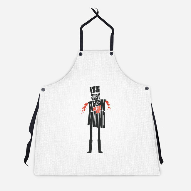 Tis But A Scratch-Unisex-Kitchen-Apron-Wenceslao A Romero