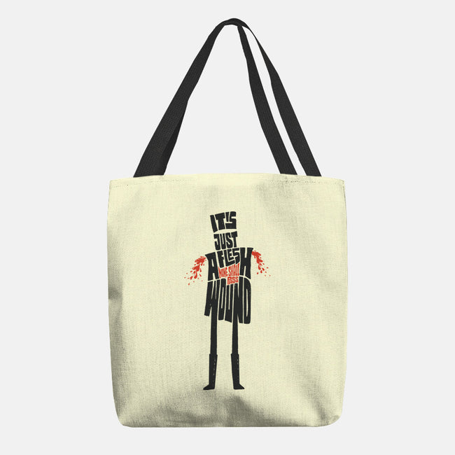 Tis But A Scratch-None-Basic Tote-Bag-Wenceslao A Romero