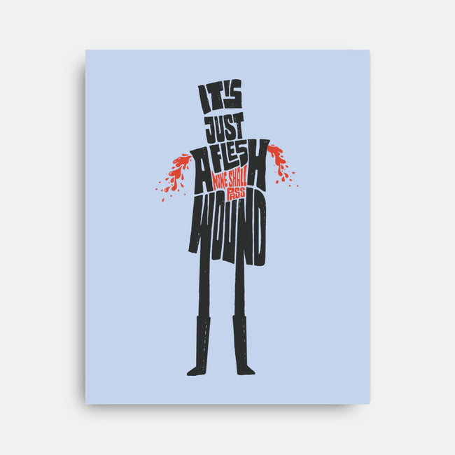 Tis But A Scratch-None-Stretched-Canvas-Wenceslao A Romero