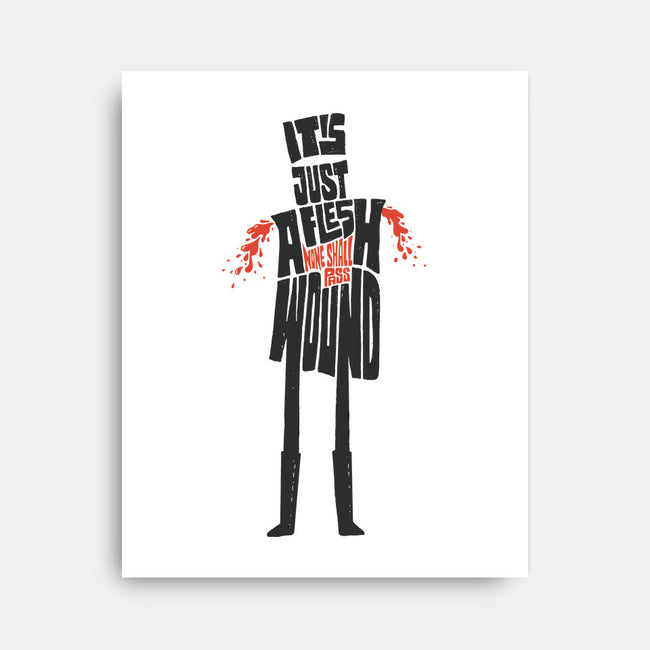 Tis But A Scratch-None-Stretched-Canvas-Wenceslao A Romero