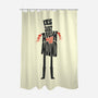 Tis But A Scratch-None-Polyester-Shower Curtain-Wenceslao A Romero