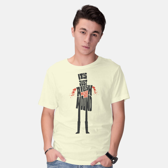 Tis But A Scratch-Mens-Basic-Tee-Wenceslao A Romero