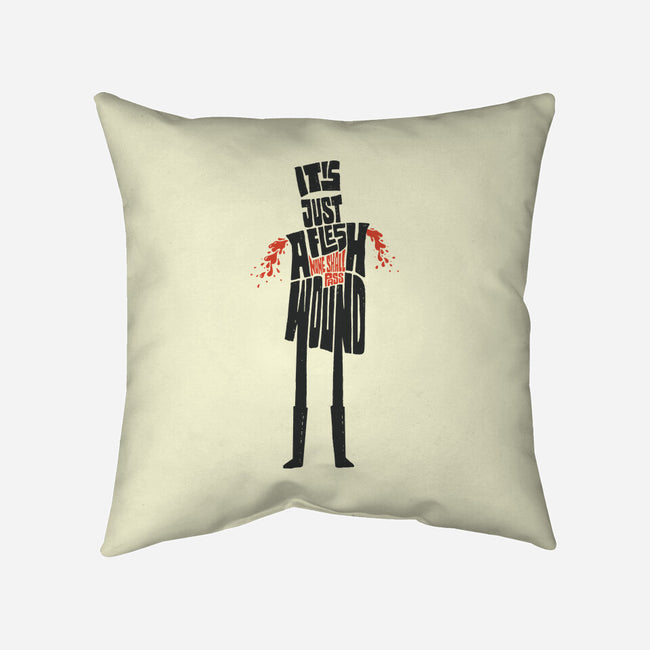 Tis But A Scratch-None-Removable Cover w Insert-Throw Pillow-Wenceslao A Romero