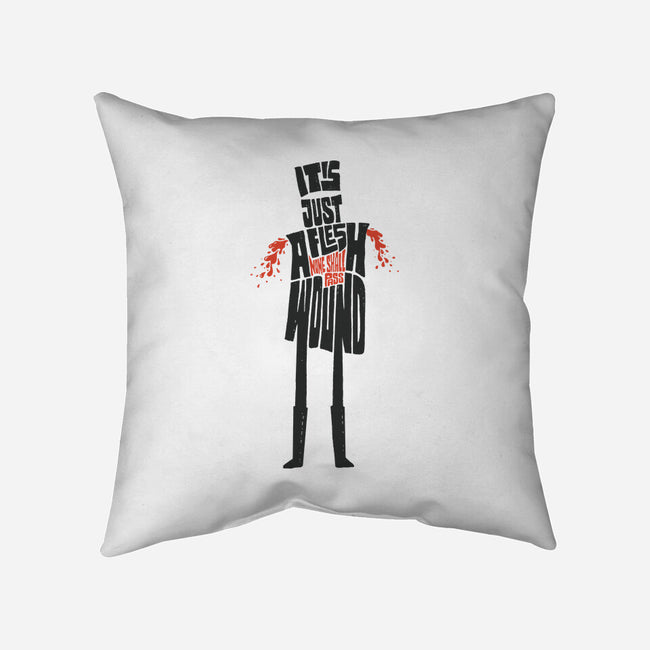 Tis But A Scratch-None-Removable Cover w Insert-Throw Pillow-Wenceslao A Romero