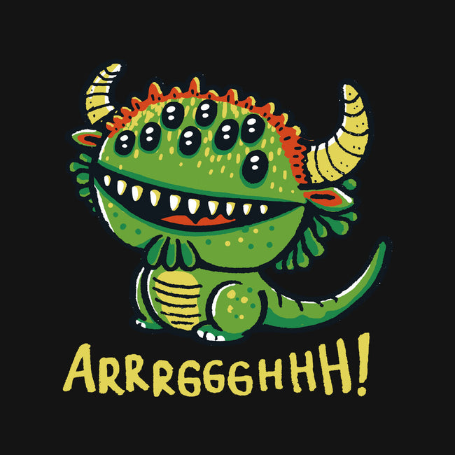 The Cute Black Beast Of Arrrggghhh-Mens-Basic-Tee-Wenceslao A Romero