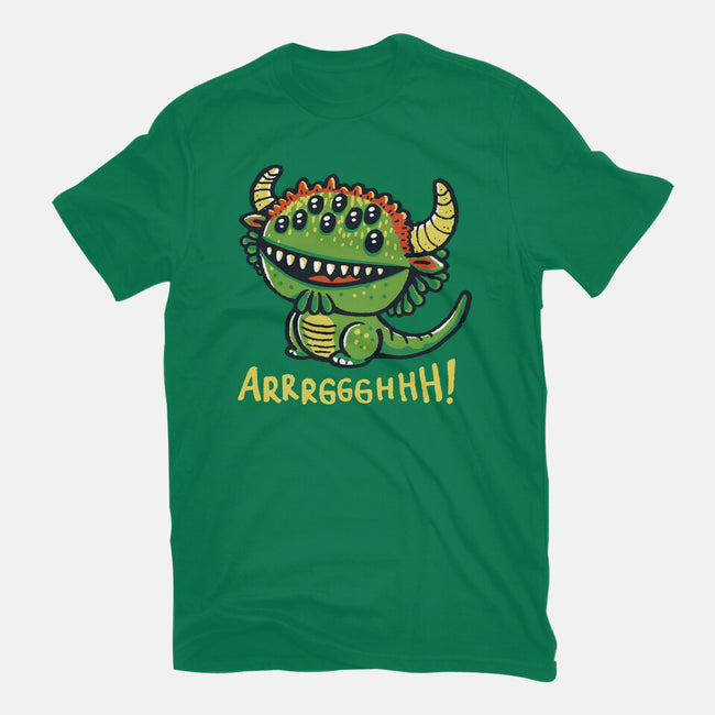 The Cute Black Beast Of Arrrggghhh-Unisex-Basic-Tee-Wenceslao A Romero