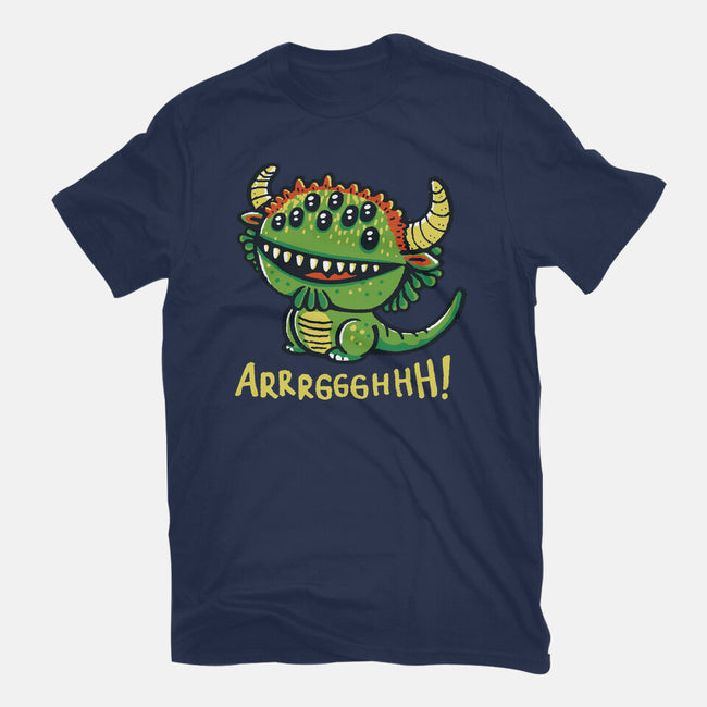 The Cute Black Beast Of Arrrggghhh-Mens-Basic-Tee-Wenceslao A Romero